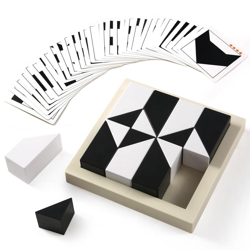 楽天市場】Bornoon おもちゃ 知育玩具 脳トレ 隠しブロックパズル 木製