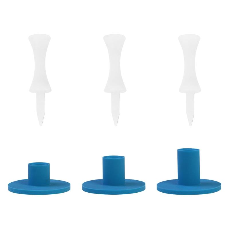 STARTIST 3 個ゴルフラバーティーホルダーゴルフ練習場ヒッティングマット実用 20 ミリメートル 25 ミリメートル 30 ミリメートルゴルフトレーニング安定したゴルフ用品画像