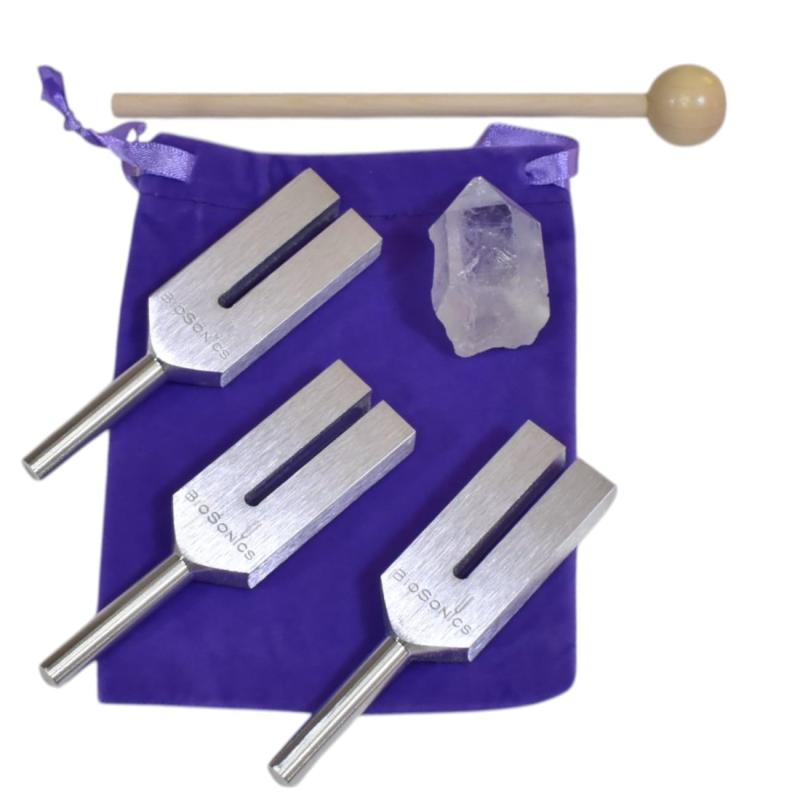 楽天市場】クリスタルチューナー 4096Hz マレットと袋、水晶ポイントと