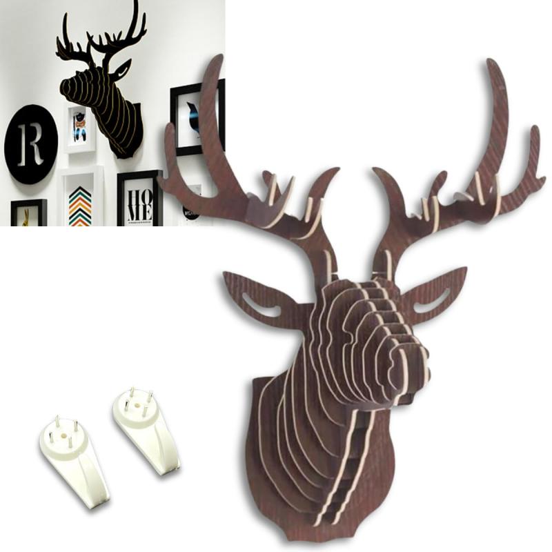 楽天市場】シルバーゴールド 壁掛け サイ オブジェ 剥製 インテリア