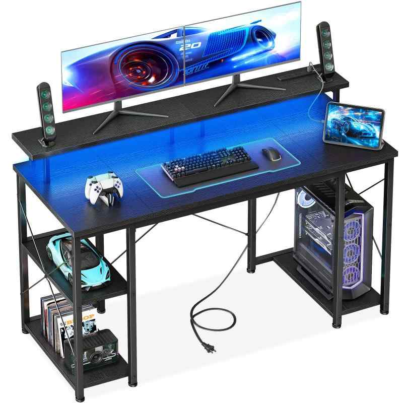 【東京都内23区配送無料】定価12万　ゲーミングデスク　PC パソコン　机 Amazon.co.jp: GTRACING ゲーミングデスク パソコンデスク