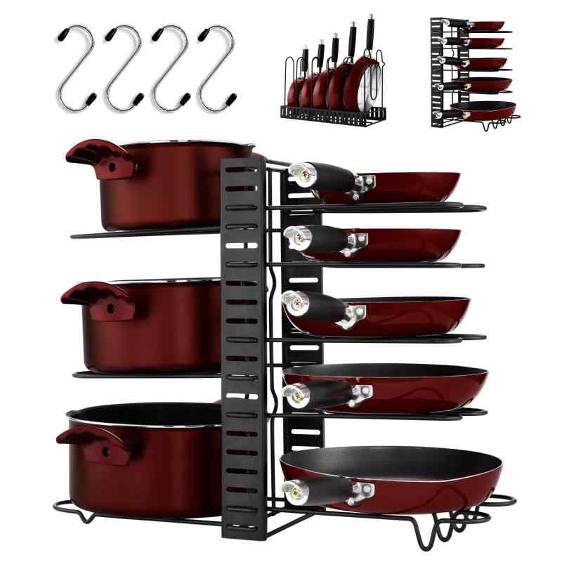 楽天市場】【送料無料】HASONA フライパンスタンド (8仕切り