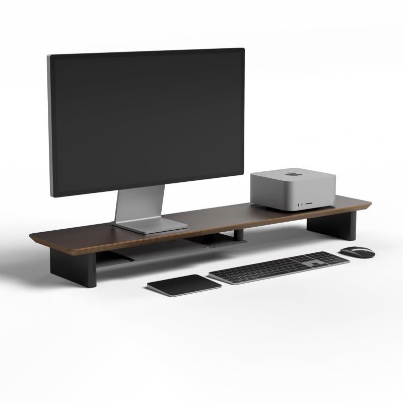 楽天市場】amesoba 木製 モニタースタンド 卓上 デスク シェルフ