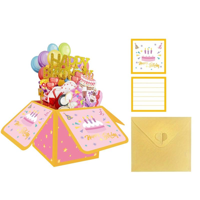 楽天市場】35歳 バースデーカード 3D ポップアップバースデーカード