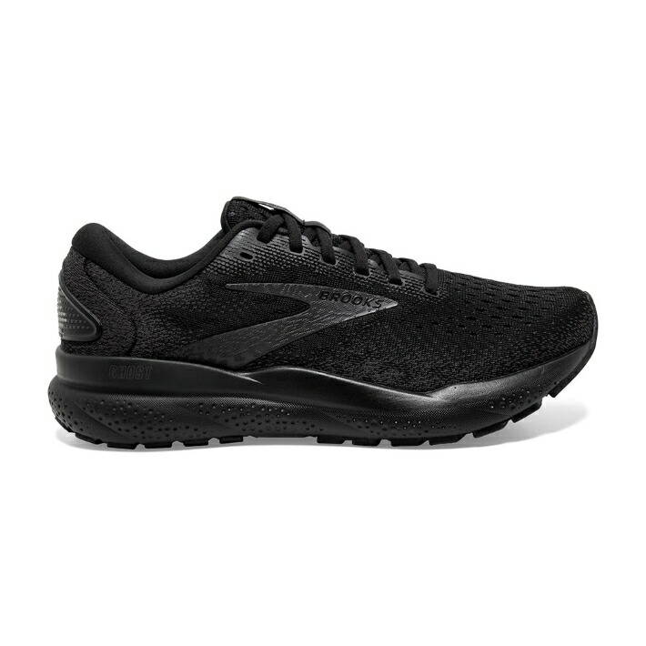 ブルックス 駈けっくらシューズ BROOKS 駈けっくらシューズ  BROOKS  ブルックス Ghost16 SUPERWIDE 生きすだまM-4185 BRM4185 黒いこと  メンズシューズ スニーカー★★★