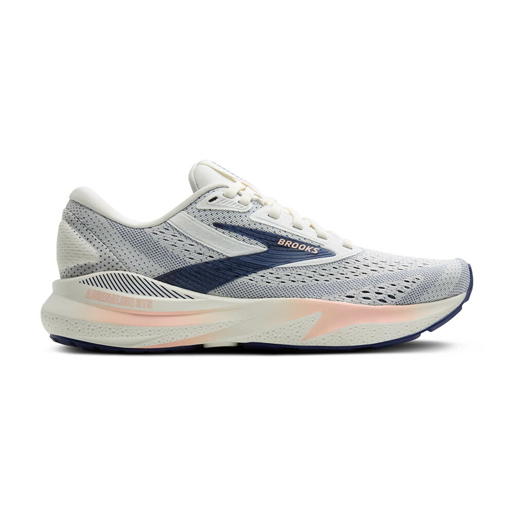 ブルックス ランニングシューズ BROOKS ランニングシューズ  BROOKS  ブルックス AdrenalineGTS24 GTSW-4262 BRW4262 グレー/ピンク  レディスシューズ スニーカー