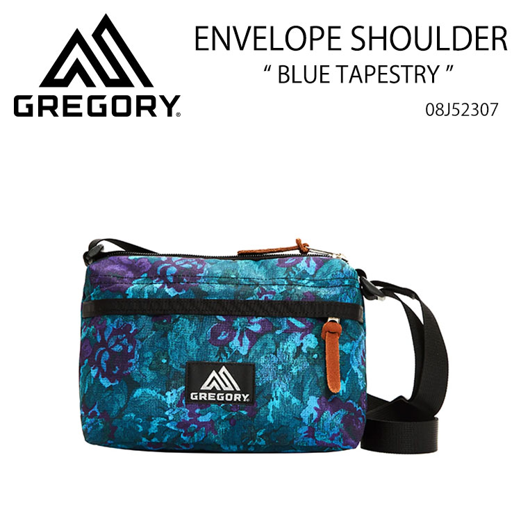 グレゴリー　ショルダーバッグ　ブルータペストリー 美品】GREGORY グレゴリー ショルダーバッグ ブルータペストリー