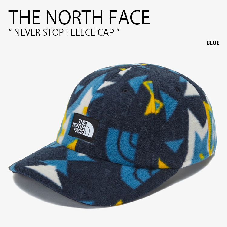 THE NORTH FACE ノースフェイス ベースボールキャップ NEVER STOP FLEECE CAP ネバー ストップ フリース キャップ 帽子 カジュアル ストリート ブルー メンズ レディース 男性用 女性用 男女共用 NE3CN71E【中古】未使用品