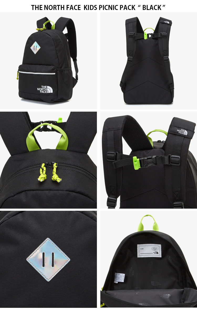64 Off The North Face ノースフェイス キッズ リュック Kids Picnic Pack ピクニック パック リュックサック デイパック バッグ かばん ロゴ ピクニックマット付き ブラック 男の子 女の子 子供用 Nm2dn52r未使用品 Fucoa Cl