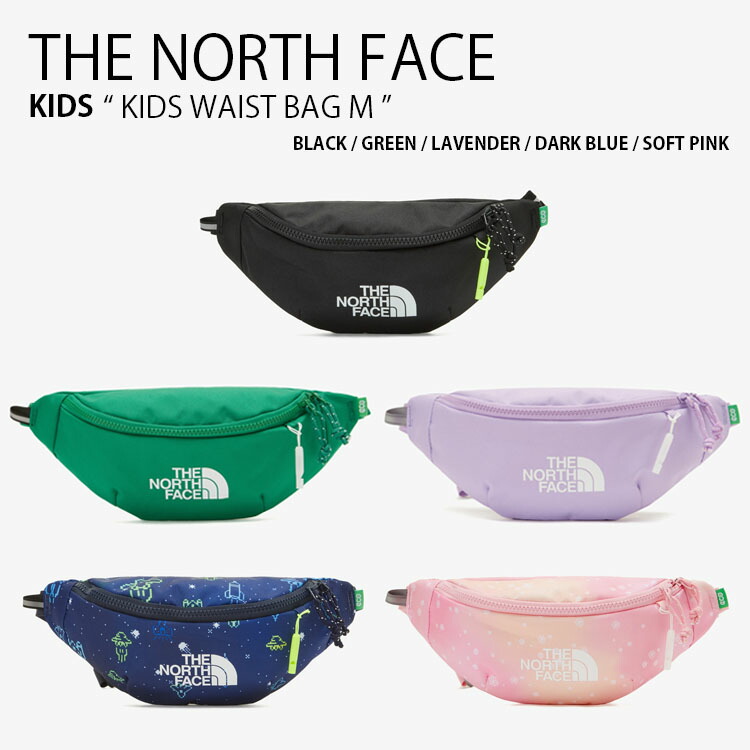 THE NORTH FACE 北の方人間の顔 キッズ 上半身御徒面子 KIDS WAIST BAG M 酉の方角御徒面子 ミニ ショルダーバッグ 御居処サック 御徒面子 合切袋 ロゴタイプ 心地よい 表どおり ちびっ子用 NN2HP00R/S/T/U/V【中古】未当て嵌める品