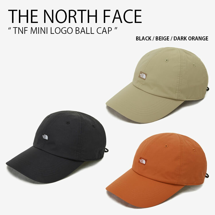 THE NORTH FACE ノースフェイス ベースボールキャップ TNF MINI LOGO BALL CAP ミニ ロゴ ボール キャップ 帽子 ナイロンキャップ カジュアル ストリート 屋外活動 ブラック ベージュ オレンジ メンズ レディース 男性用 女性用 男女共用 NE3CP54A/B/C【中古】未使用品