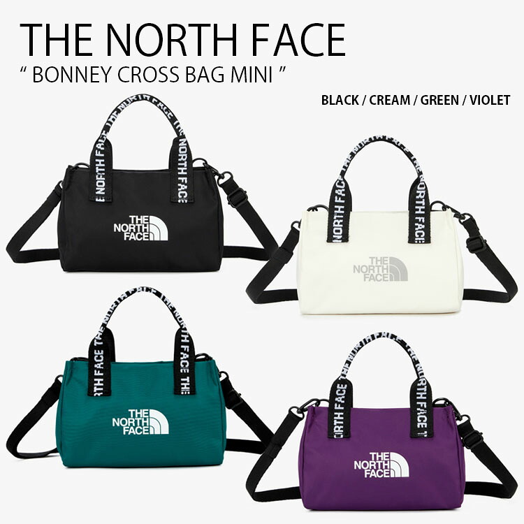 THE NORTH FACE ノースフェイス ショルダーバッグ BONNEY CROSS BAG MINI ボニー クロス バッグ クロスバッグ トートバッグ ミニバッグ ポーチ ロゴ WHITELABEL ブラック アイボリー グリーン パープル メンズ レディース 男性用 女性用 NN2PQ11J/K/L/M【中古】未使用品｜セレクトショップ a-clo