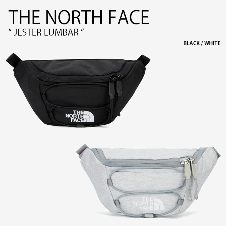 THE NORTH FACE ノースフェイス ウェストバッグ JESTER LUMBAR ジェスター ランバー ヒップサック ボディバッグ ヒップバッグ ミニバッグ ロゴ カジュアル ストリート ブラック ホワイト メンズ レディース 男性用 女性用 NN2PQ32A/B【中古】未使用品|セレクトショップ a-clo
