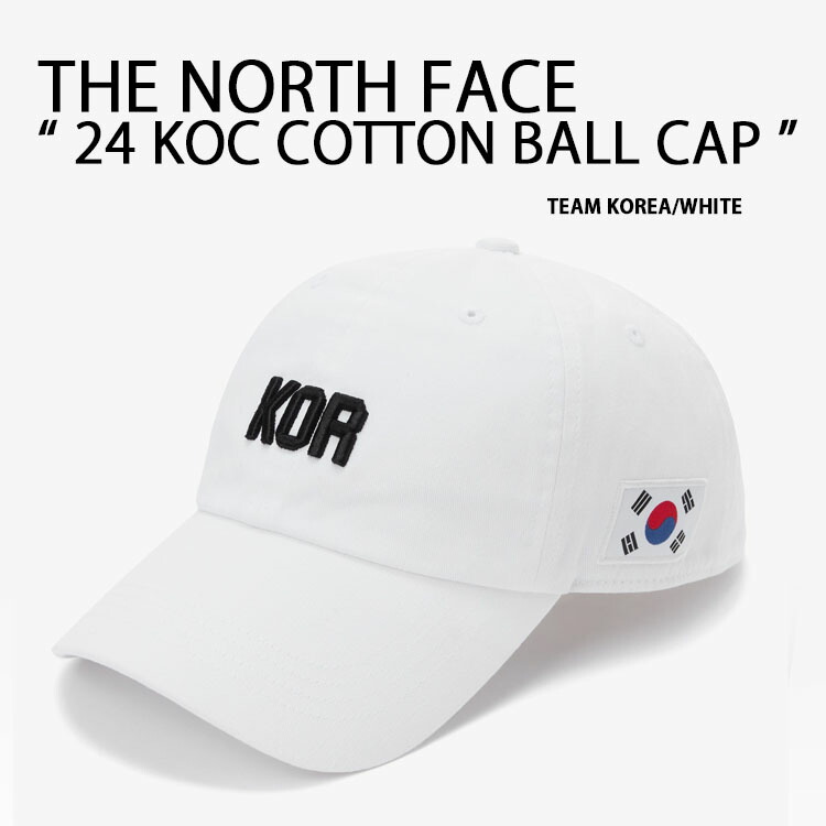 THE NORTH FACE ノースフェイス キャップ 帽子 TREAM KOREA 24 KOC COTTON BALL CAP/R WHITE BBキャップ チームコリア コットン ホワイト ベースボールキャップ メンズ レディース OE3CQ01A【中古】未使用品 9,029円