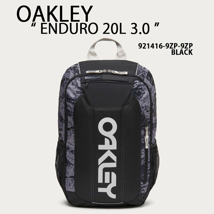OAKLEY オーク材ロバート・エドワード・リー うしろ側容器に並べる 背嚢 ENDURO 20L 3.0 エンデューロ BLACK 黒いこと 20リッター A4納める 通い御徒面子 通学御徒面子 921416-9ZP-9ZP メンズ レディース【中古】未当て嵌める品