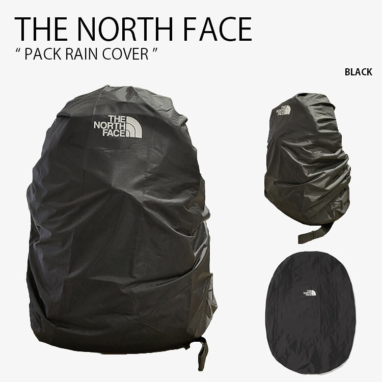 THE NORTH FACE ノースフェイス リュックカバー PACK RAIN COVER パック レインカバー バックパックカバー デイパックカバー バッグカバー ロゴ カジュアル ストリート ブラック メンズ レディース 男女共用 男性用 女性用 NN2PQ85A【中古】未使用品