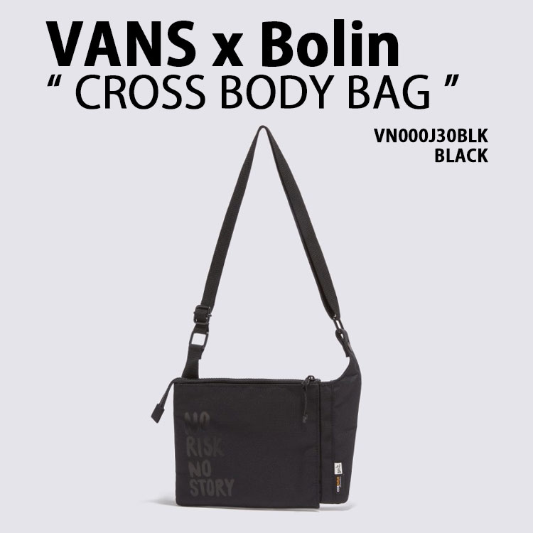 VANS X Bolin バンス サコッシュ CROSS BODY BAG クロスボディーバッグ クロスバッグ ショルダーバッグ メンズ レディース VN000J30BLK vn-bg-vn000j30blk.jpg