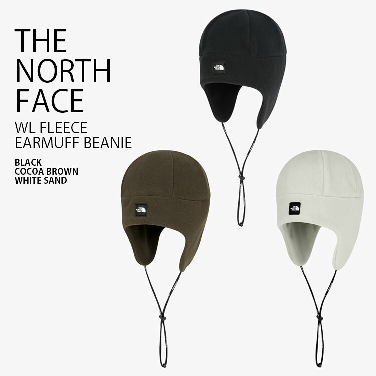 THE NORTH FACE ノースフェイス ニット帽 WL FLEECE EARMUFF BEANIE ホワイトレーベル フリース イヤーマフ ビーニー イヤーマフラー 耳あて 帽子 ロゴ WHITELABEL ブラック ブラウン アイボリー メンズ レディース 男性用 女性用 男女共用 NE3BR50J/K/L【中古】未使用品｜セレクトショップ a-clo