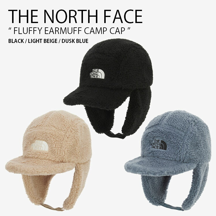 THE NORTH FACE ノースフェイス キャップ FLUFFY EARMUFF CAMP CAP フューリー イヤーマフ キャンプ キャップ イヤーマフラー フライトキャップ 帽子 フリース ボア ロゴ ブラック ベージュ ブルー メンズ レディース 男性用 女性用 男女共用 NE3CR61A/B/C【中古】未使用品 11,899円