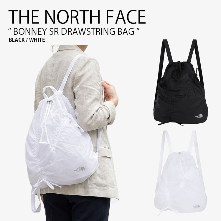 THE NORTH FACE ノースフェイス ナップサック BONNEY SR DRAWSTRING BAG ボニー ドローストリング バッグ リュック リュックサック 軽量 カジュアル WHITELABEL ブラック ホワイト メンズ レディース 男性用 女性用 男女共用 NN2PS17J/K【中古】未使用品｜セレクトショップ a-clo