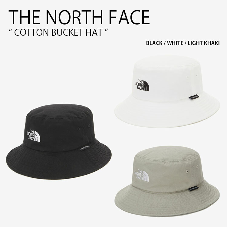 【楽天市場】【ポイント2倍!】THE NORTH FACE ノースフェイス バケットハット ECO BUCKET HAT エコ バケット ハット  バケハ 帽子 サファリハット アウトドア ロゴ ストリート グレー ベージュ ブラック メンズ レディース WHITELABEL  NE3HN03J/L/K ...