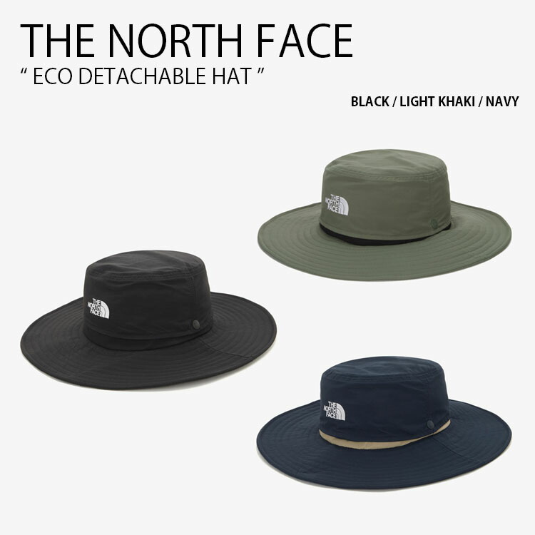 THE NORTH FACE 北の方人間の顔 ホライズンハット ECO DETACHABLE HAT エコ デタッチャブル かぶり笠 プリマーハット 津液広め 鳥打ち帽 UVはね除ける アウトドア 首吊りひも付き添い人 メンズ レディース NE3HN02A/B/C【中古】未当てはめる品