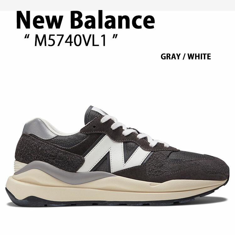 楽天市場】New Balance ニューバランス スニーカー M5740 GRAY グレー 