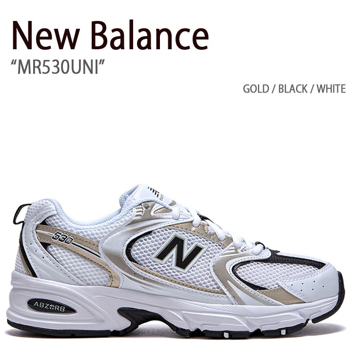 楽天市場】NEW BALANCE MR530TC width D WHITE BLACK GOLD
