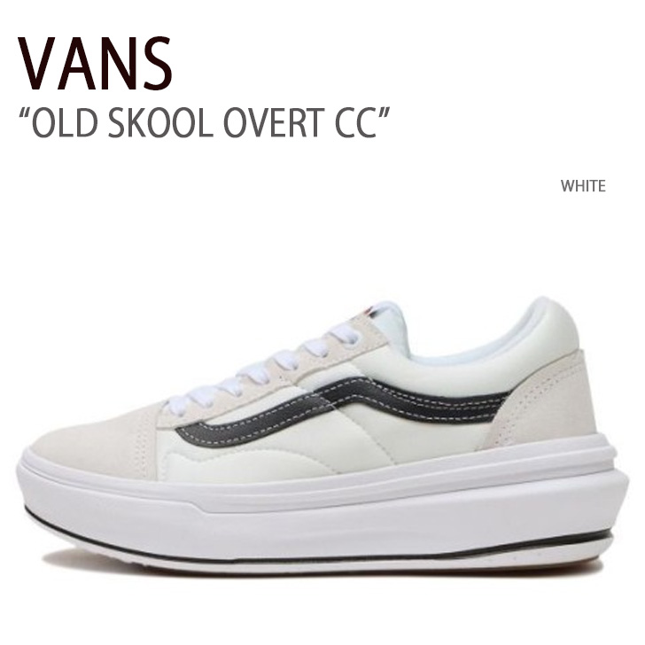 VANS バンズ スニーカー OLD SKOOL OVERT CC WHITE VN0A7Q5EWHT オールドスクール ホワイト メンズ レディース 男性用 女性用 男女兼用