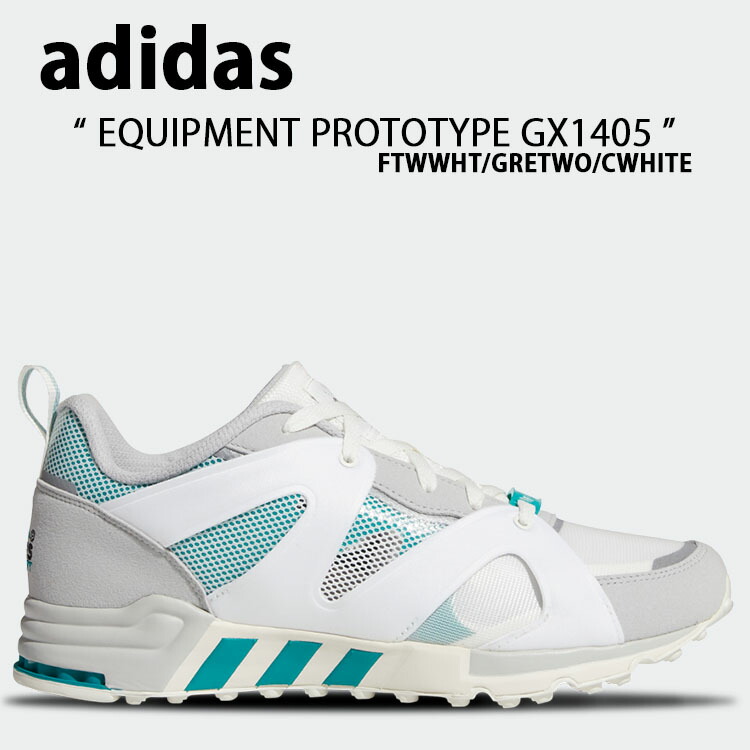 adidas CONSORTIUM アディダス スニーカー EQUIPMENT PROTOTYPE GX1405 エキップメント プロトタイプ シューズ White Grey ホワイト グレー メンズ 男性用 【中古】未使用品｜セレクトショップ a-clo
