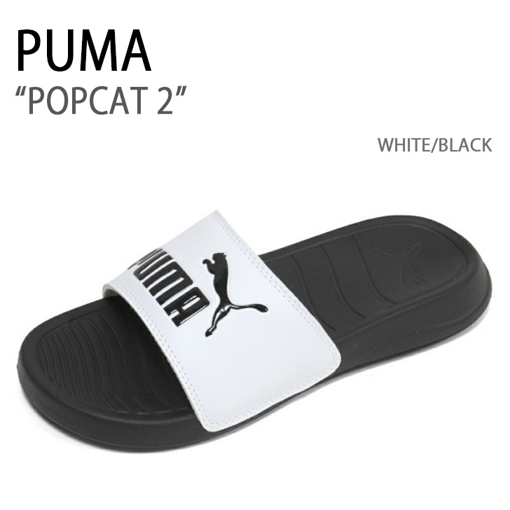 PUMA プーマ サンダル PUMA POPCAT 2 BLACK WHITE シューズ メンズ レディース 男性用 女性用 372279-09【中古】未使用品画像