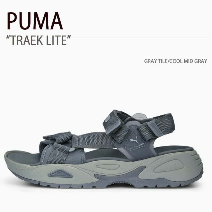 楽天市場】PUMA プーマ サンダル SOFTRIDE SANDAL PURE BLACK GRAY