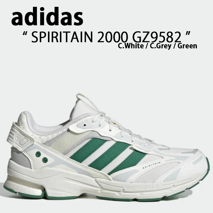 adidas アディダス スニーカー SPIRITAIN 2000 GZ9582 スピリテイン 2000 White Grey Green 白いこと 薄墨色 緑であること メンズ 成人男性用【中古】未当て嵌める品