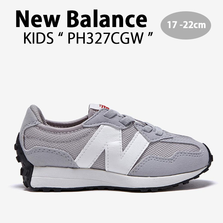 New Balance ニューバランス キッズ スニーカー NewBalance 327 GRAY キッズシューズ グレー PH327CGW ベビー用 キッズ用 ジュニア用 子供用【中古】未使用品｜セレクトショップ a-clo