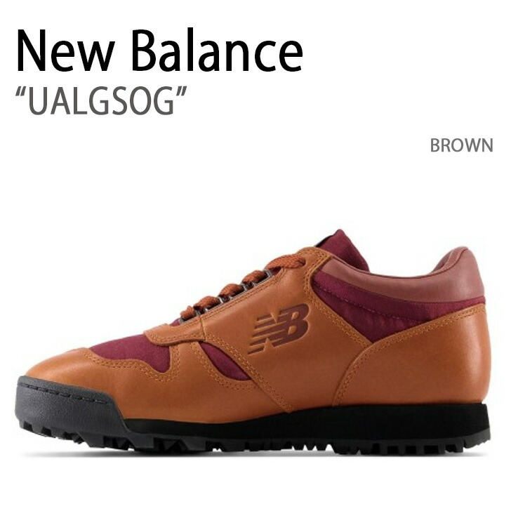 New Balance ニューバランス スニーカー UALGSOG BROWN ブラウン シューズ レザー 本革 メンズ レディース【中古】未使用品｜セレクトショップ a-clo