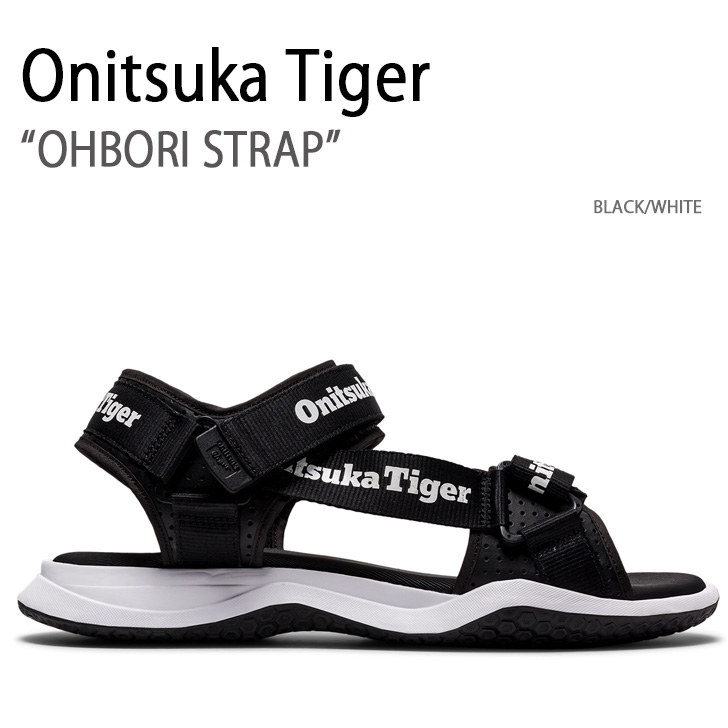 オニツカタイガー　OTIGER STRAP 27センチ　ホワイトブラック オニツカタイガー OTIGER STRAP 27センチ ホワイトブラック