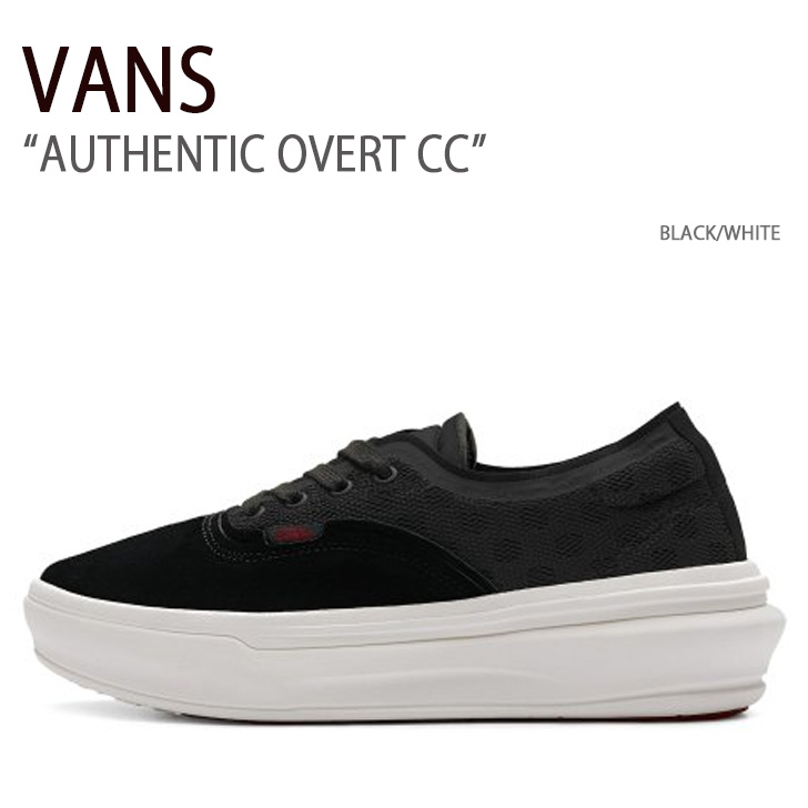 VANS オーセンティックオーヴァートCC BLACK VANS】 ヴァンズ AUTHENTIC OVERT CC オーセンティック
