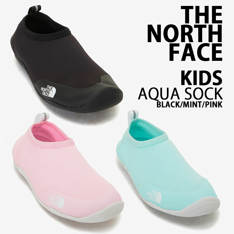 THE NORTH FACE 北の方人間の顔 キッズ アクアシューズ 米国海兵隊員シューズ KIDS AQUA SOCK シューズ お水シューズ BLACK MINT PINK 米国海兵隊員運動競技 砂浜シューズ レインシューズ キッズ用 お坊っちゃん用 NS96P07A/B/C【中古】未当て嵌める品