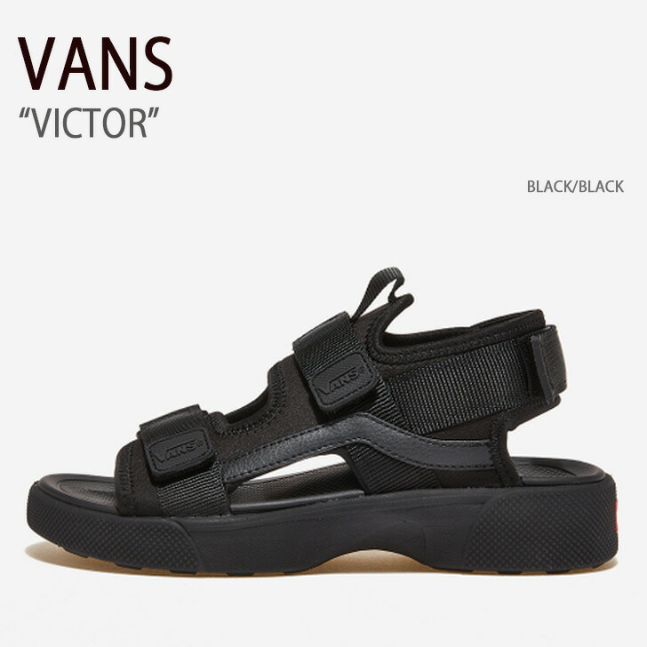 VANS バンズ サンダル VICTOR BLACK V5186 ビクター ブラック メンズ レディース 男性用 女性用 楽天市場】VANS バンズ サンダル VICTOR BLACK V5186 ビクター