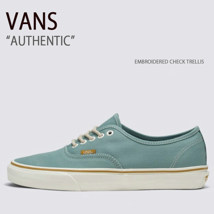 VANS バンズ スニーカー AUTHENTIC EMBROIDERED CHECK TRELLIS VN0009PV0HS オーセンティック vn-vn0009pv0hs.jpg