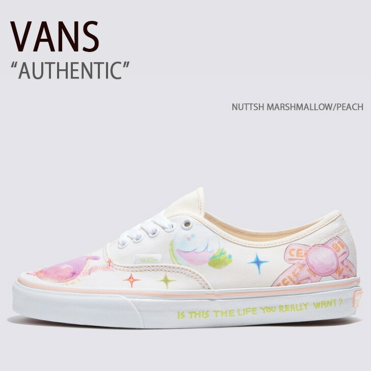 楽天市場】VANS バンズ スニーカー AUTHENTIC PEACHES BLACK MULTI