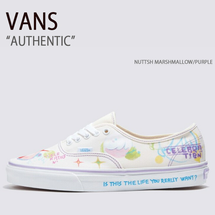VANS バンズ スニーカー AUTHENTIC NUTTSH MARSHMALLOW PURPLE VN0A5KS9CGX オーセンティック レディース 楽天市場】VANS バンズ スニーカー AUTHENTIC NUTTSH MARSHMALLOW