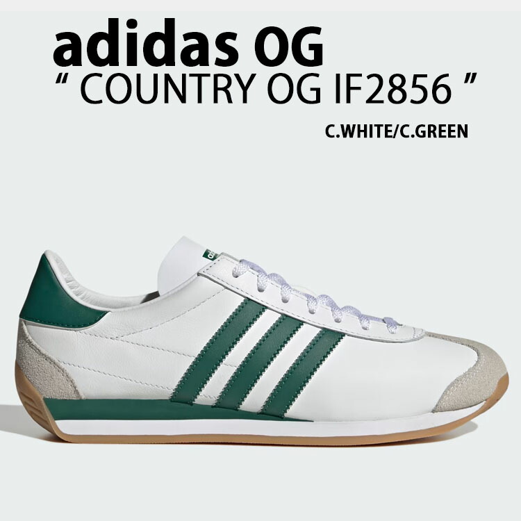 楽天市場】adidas アディダス スニーカー COUNTRY OG White Black