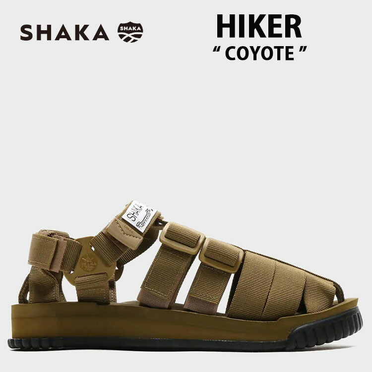 SHAKA サンダル シャカ サンダル HIKER ハイカー COYOTE コヨテ メンズ レディース 成人男性用 お上さん用 男女兼用【中古】未当て嵌める品