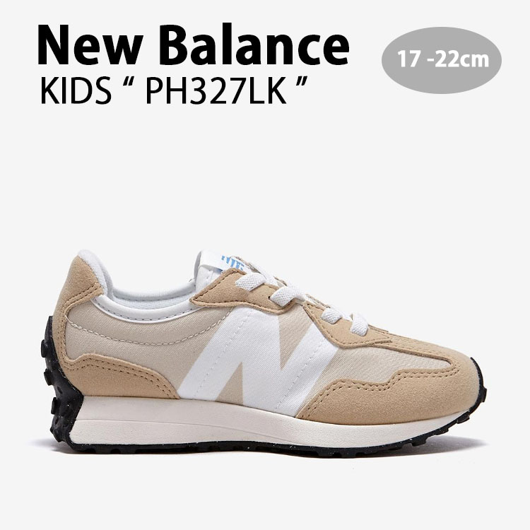 新品　キッズ　NEW BALANCE PH327KW1 ホワイト 20cm New Balance 327 W Wide NB Grey White Kids Preschool Casual