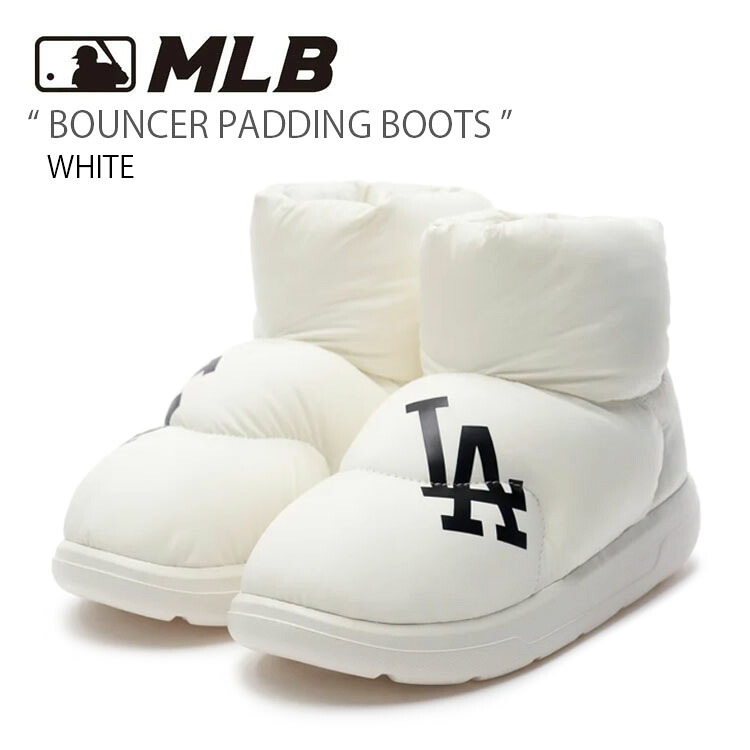 MLB エムエルビー ショートブーツ MLB BOUNCER PADDING BOOTS WHITE バウンサー パディング ブーツ シューズ ダウンライク LA ロサンゼルス ドジャース ホワイト メンズ レディース 男女兼用 男性用 女性用 3AWBBPB36-07WHS【中古】未使用品｜セレクトショップ a-clo