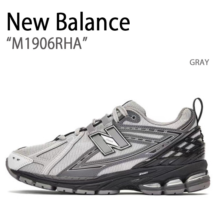 New Balance ニューバランス スニーカー M1906RHA GRAY M1906 シューズ NewBalanceM1906 ニューバランスM1906 グレー ランニングシューズ モダン クラシック メンズ レディース【中古】未使用品