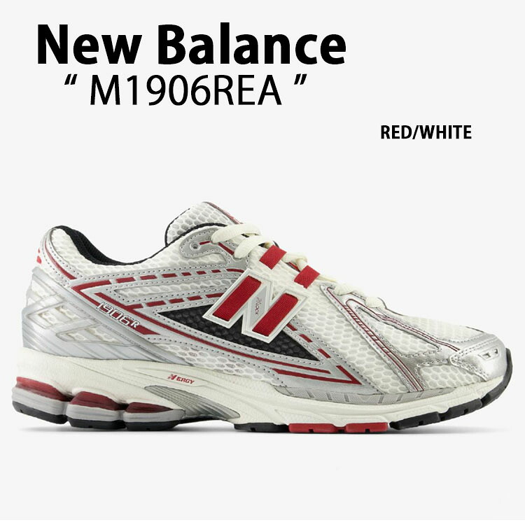 New Balance ニューバランス スニーカー M1906REA NEWBALANCE1906 RED WHITE シューズ ニューバランス1906 レッド ホワイト メッシュ メンズ レディース【中古】未使用品|セレクトショップ a-clo