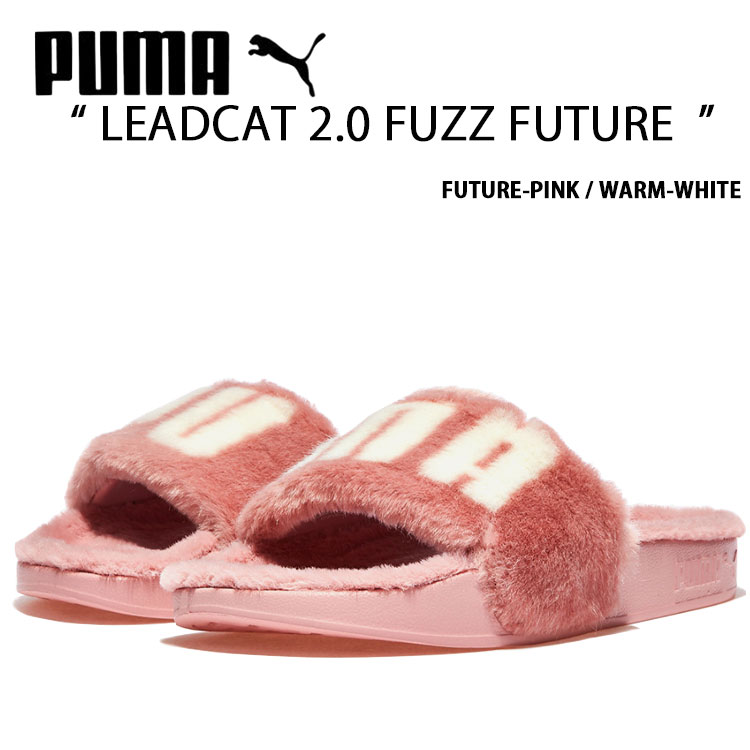 PUMA プーマ スニーカー LEADCAT 2.0 FUZZ FUTURE PINK WARM WHITE 387313-11 リードキャット パーズ フューチャーピンク ワームホワイト レディース 女性用【中古】未使用品｜セレクトショップ a-clo