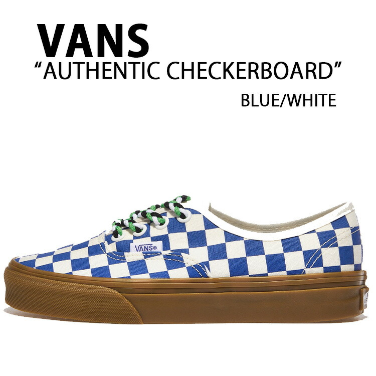 スニーカー ^VANS^ Authentic Checkerboard Black White VN0009PVBZW1 VANS バンズ スニーカー AUTHENTIC CHECKERBOARD BLACK WHITE